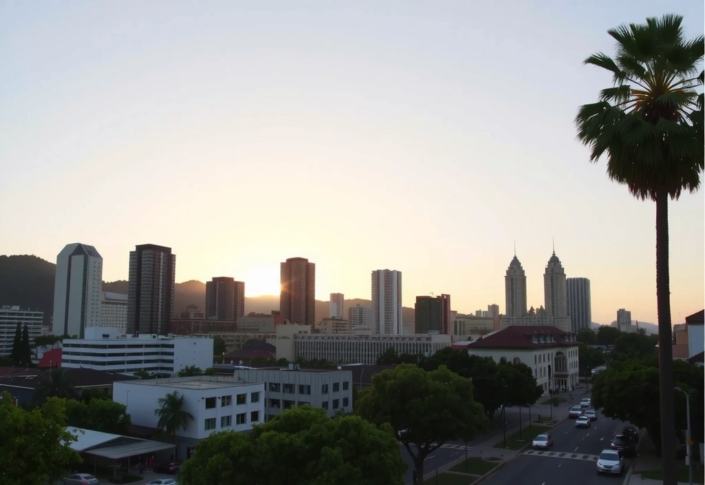 Cebu City skyline view showing modern business district