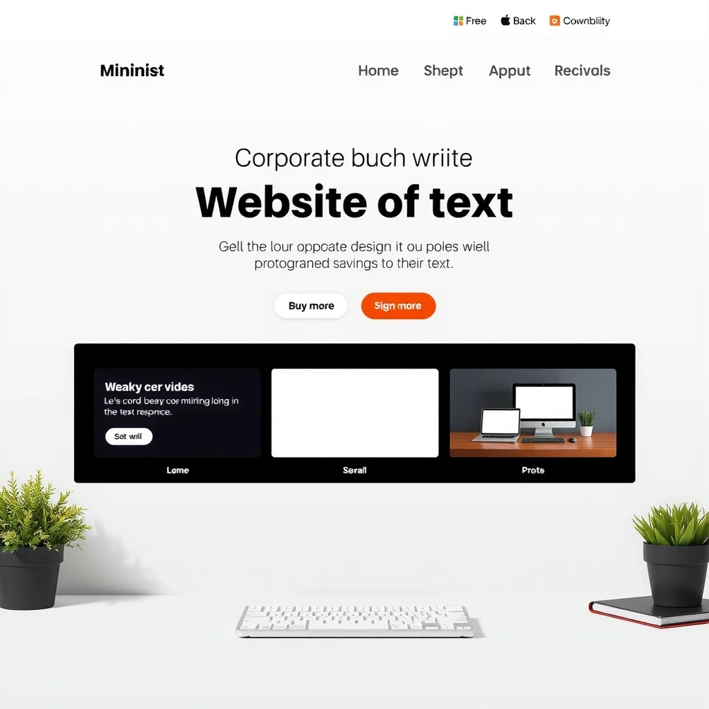Corporate website design