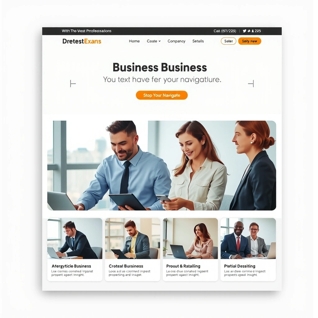 Professional business website design